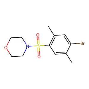 4-[(4-Bromo-2,5-dimethylphenyl)sulfonyl]morpholine structure