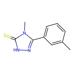 4-methyl-5-(3-methylphenyl)-4H-1,2,4-triazole-3-thiol structure