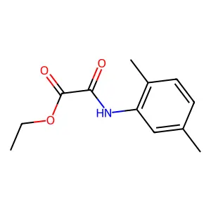 Ethyl [(2,5-dimethylphenyl)amino](oxo)acetate structure