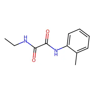 N-ethyl-N'-(2-methylphenyl)ethanediamide structure