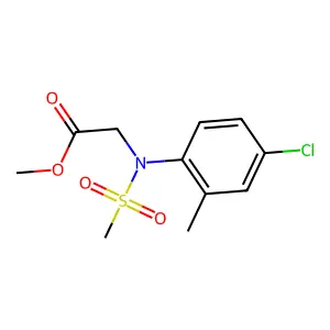 Methyl N-(4-chloro-2-methylphenyl)-N-(methylsulfonyl)glycinate structure