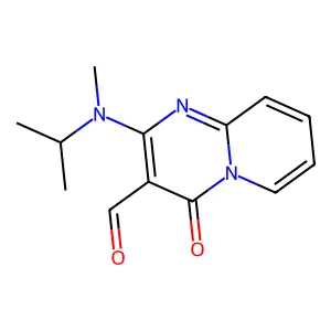 2-(Isopropyl(methyl)amino)-4-oxo-4H-pyrido[1,2-a]pyrimidine-3-carbaldehyde structure