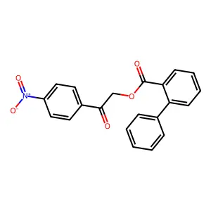[2-(4-Nitrophenyl)-2-oxoethyl] 2-phenylbenzoate structure