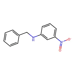 N-benzyl-3-nitroaniline structure