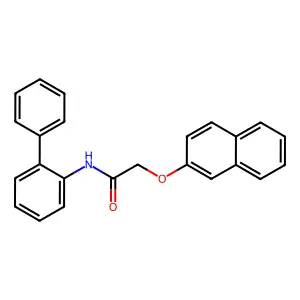 N-([1,1'-Biphenyl]-2-yl)-2-(naphthalen-2-yloxy)acetamide structure
