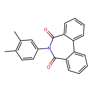 6-(3,4-Dimethylphenyl)benzo[d][2]benzazepine-5,7-dione structure