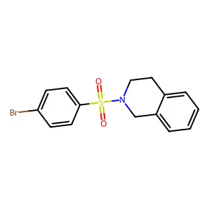 2-[(4-Bromophenyl)sulfonyl]-1,2,3,4-tetrahydroisoquinoline structure