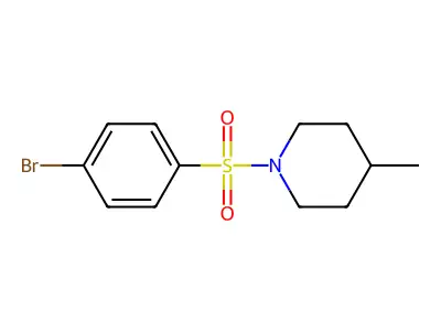 1-(4-Bromophenylsulfonyl)-4-methylpiperidine structure