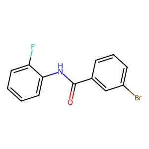 3-bromo-N-(2-fluorophenyl)benzamide structure