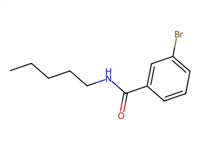 3-bromo-N-pentylbenzamide structure