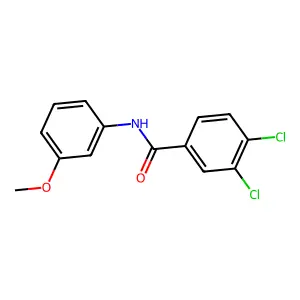 3,4-dichloro-N-(3-methoxyphenyl)benzamide structure