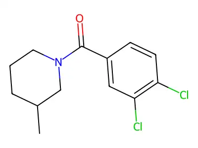 1-(3,4-Dichlorobenzoyl)-3-methylpiperidine structure