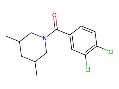 (3,4-Dichlorophenyl)-(3,5-dimethylpiperidin-1-yl)methanone structure