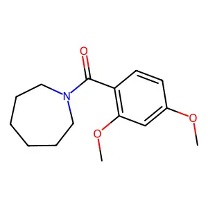 Azepan-1-yl-(2,4-dimethoxyphenyl)methanone structure