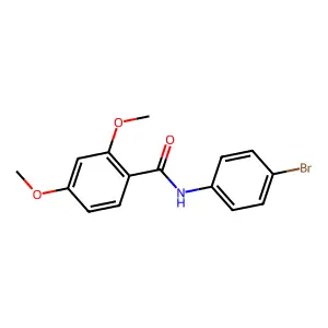 N-(4-bromophenyl)-2,4-dimethoxybenzamide structure