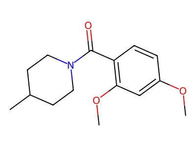(2,4-Dimethoxyphenyl)-(4-methylpiperidin-1-yl)methanone structure