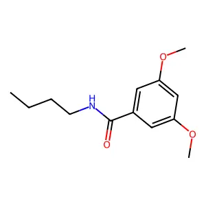 N-butyl-3,5-dimethoxybenzamide structure