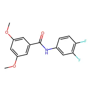 N-(3,4-difluorophenyl)-3,5-dimethoxybenzamide structure