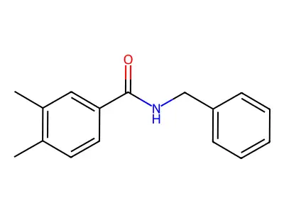 N-benzyl-3,4-dimethylbenzamide structure