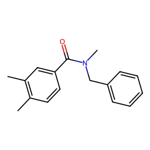 N-benzyl-N,3,4-trimethylbenzamide structure
