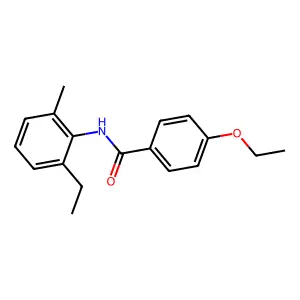 4-ethoxy-N-(2-ethyl-6-methylphenyl)benzamide structure