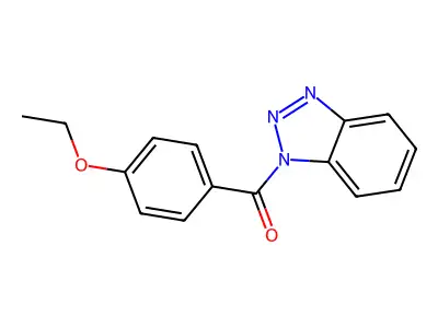 Benzotriazol-1-yl-(4-ethoxyphenyl)methanone structure