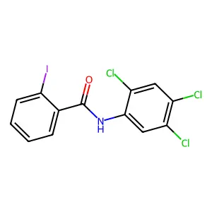 2-Iodo-N-(2,4,5-trichlorophenyl)benzamide structure