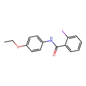 N-(4-ethoxyphenyl)-2-iodobenzamide structure