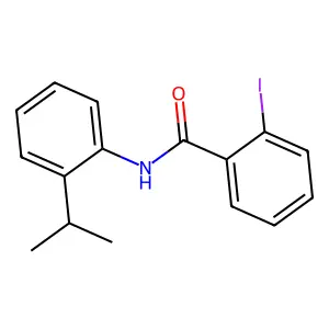 2-Iodo-N-(2-isopropyl-phenyl)-benzamide structure