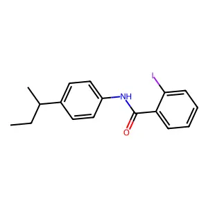 N-(4-Sec-butyl-phenyl)-2-iodo-benzamide structure