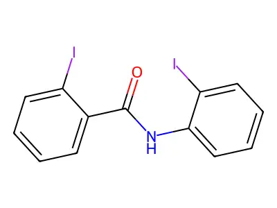 2-iodo-N-(2-iodophenyl)benzamide structure