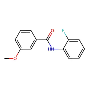N-(2-fluorophenyl)-3-methoxybenzamide structure