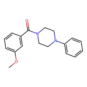 1-(3-Methoxybenzoyl)-4-phenylpiperazine structure