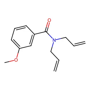 N,N-diallyl-3-methoxybenzamide structure