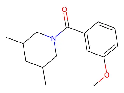 3,5-Dimethylpiperidyl 3-methoxyphenyl ketone structure