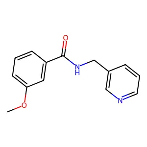 3-methoxy-N-(pyridin-3-ylmethyl)benzamide structure