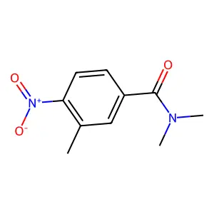 N,N,3-trimethyl-4-nitrobenzamide structure