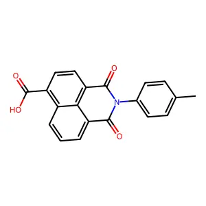 2-(4-Methylphenyl)-1,3-dioxobenzo[de]isoquinoline-6-carboxylic acid structure