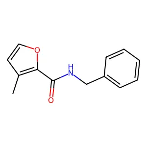 N-benzyl-3-methylfuran-2-carboxamide structure