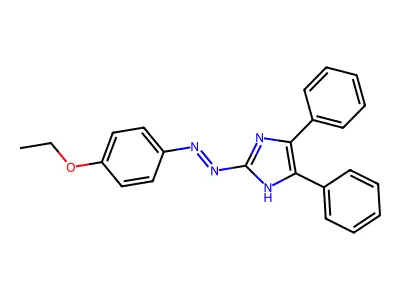 2-[(4-ethoxyphenyl)diazenyl]-4,5-diphenyl-1H-imidazole structure
