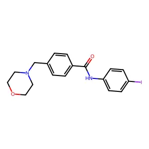 N-(4-Iodophenyl)-4-(morpholinomethyl)benzamide structure