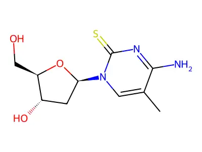 2'-Deoxy-5-methyl-2-thiocytidine structure