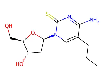 2'-Deoxy-5-propyl-2-thiocytidine structure