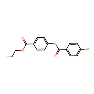 4-(Propoxycarbonyl)phenyl 4-chlorobenzoate structure