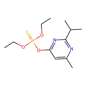 二嗪磷 structure