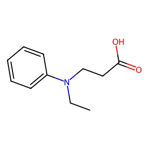 3-(Ethyl(phenyl)amino)propanoic acid structure