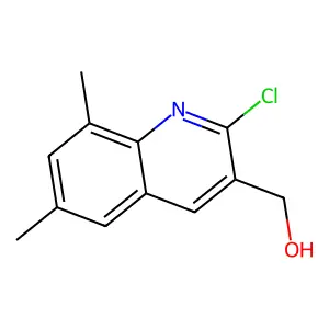 2-Chloro-6,8-dimethylquinoline-3-methanol structure