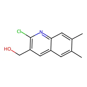 2-Chloro-6,7-dimethylquinoline-3-methanol structure