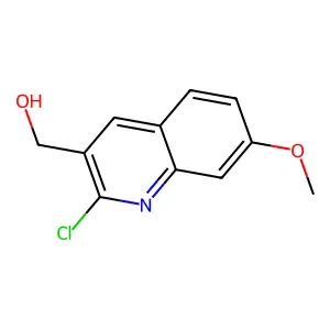 2-Chloro-7-methoxyquinoline-3-methanol structure