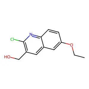 2-Chloro-6-ethoxyquinoline-3-methanol structure